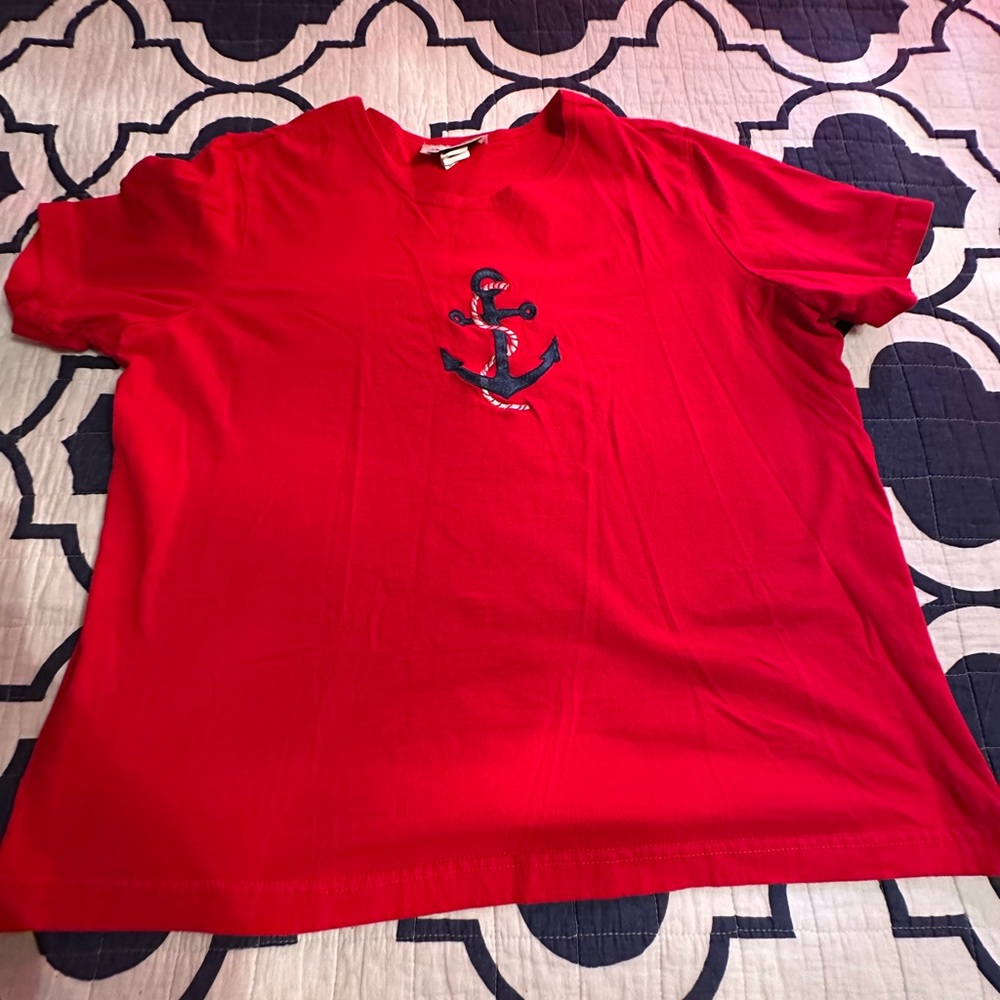 Anthony Richards Red Short Sleeve Tee